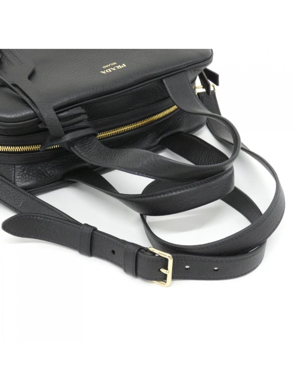 Prada Boston Bag Travel Bags Gold - Picture 6 of 7